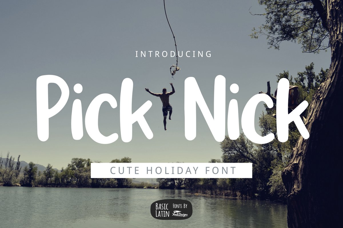 Pick Nick Holiday Font example image 1