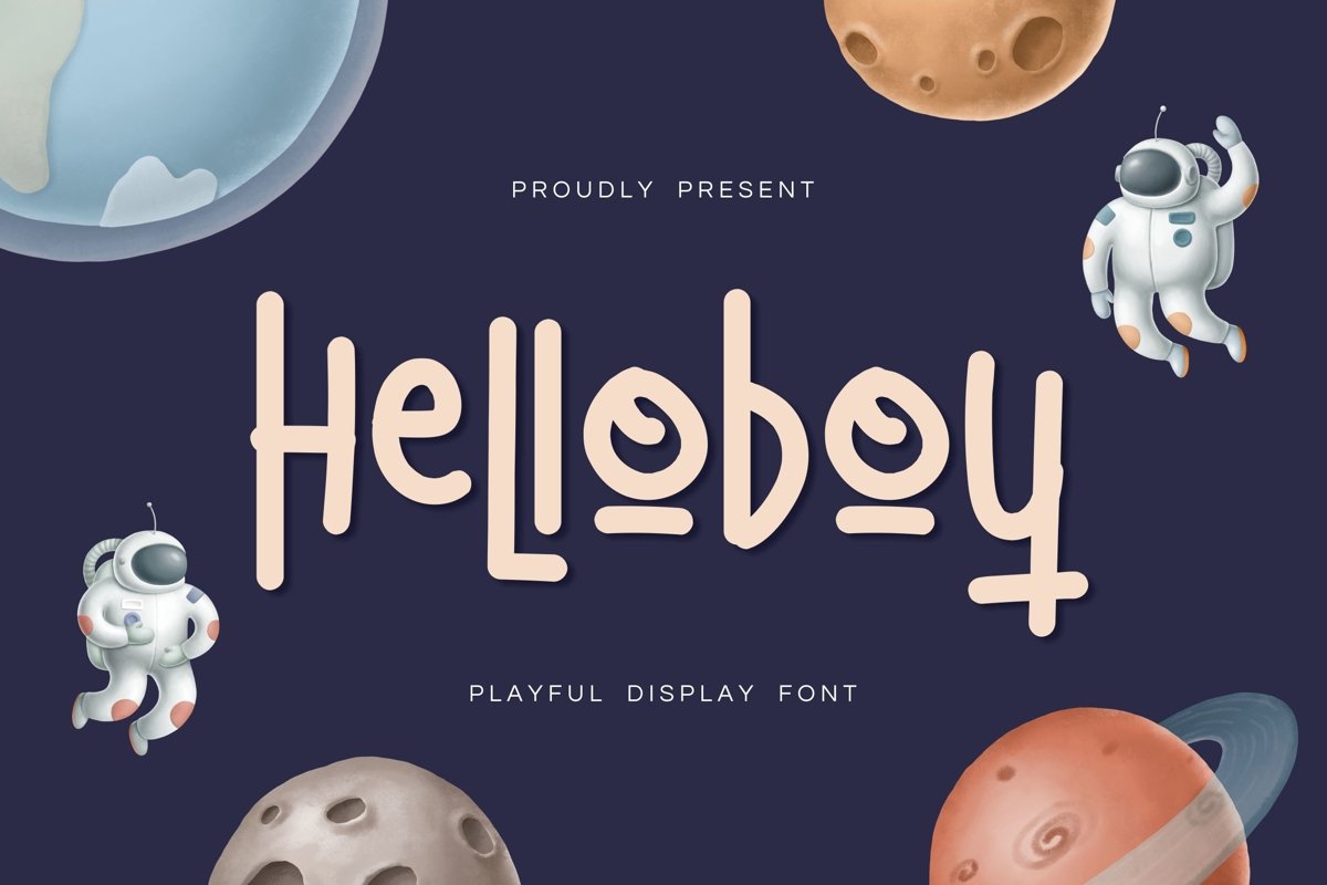 HelloBoy Display Font example image 1
