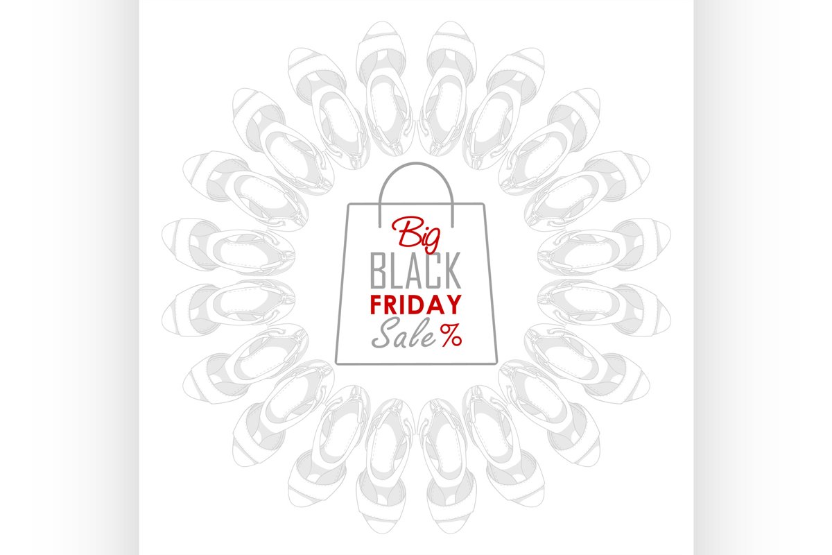 Black friday shoes sale example image 1