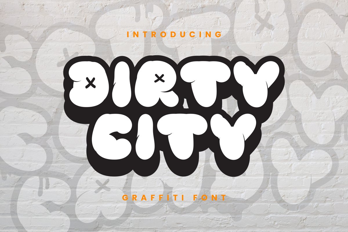 Dirty City Font example image 1