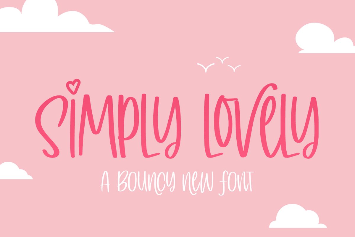 Simply Lovely Font example image 1