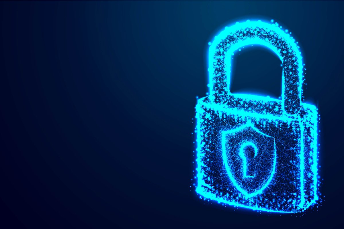 lock, Security, Padlock, Keyhole, Cyber, form lines and tria example image 1
