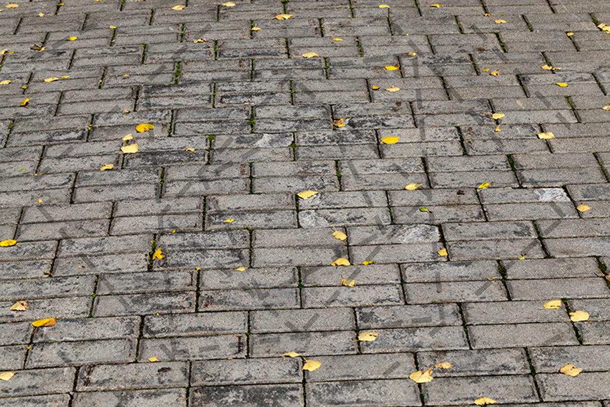 concrete tiles on the road example image 1