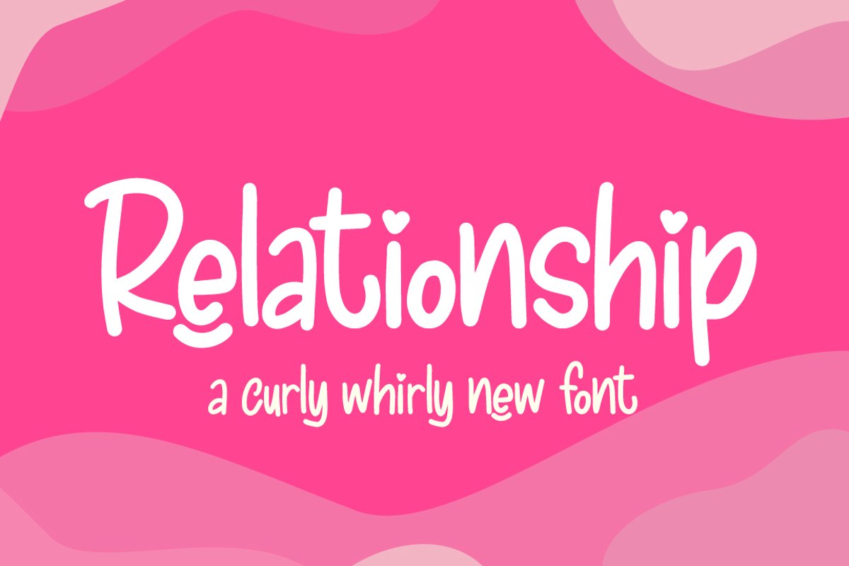 Relationship Font example image 1