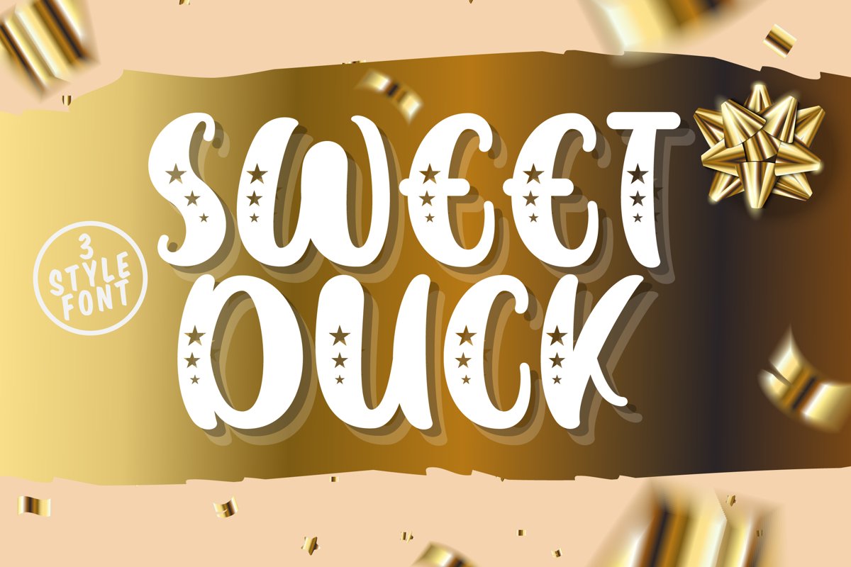 Sweet Duck - A Cute Sans Font example image 1