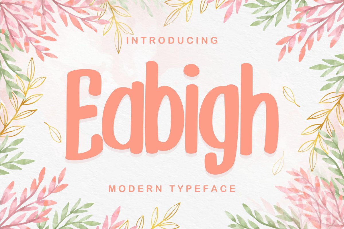Eabigh | Modern Typeface example image 1