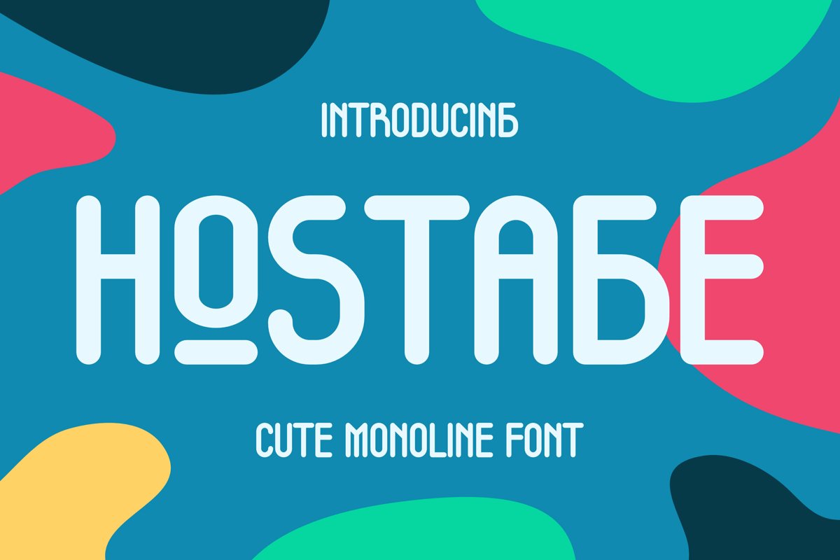 Hostage Font example image 1