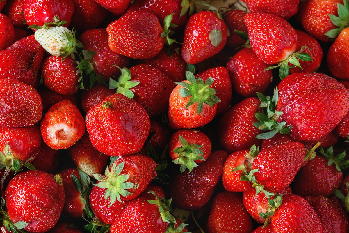 Fresh ripe strawberries example image 1