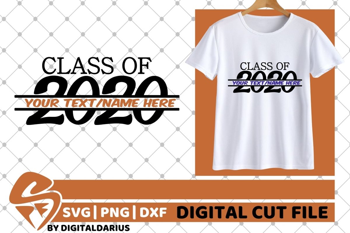 Class Of 2020 svg, Teacher, Grad svg, Graduation, Monogram example image 1