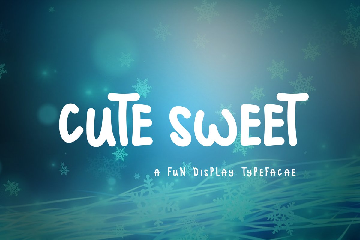 Cute Sweet Display Font example image 1