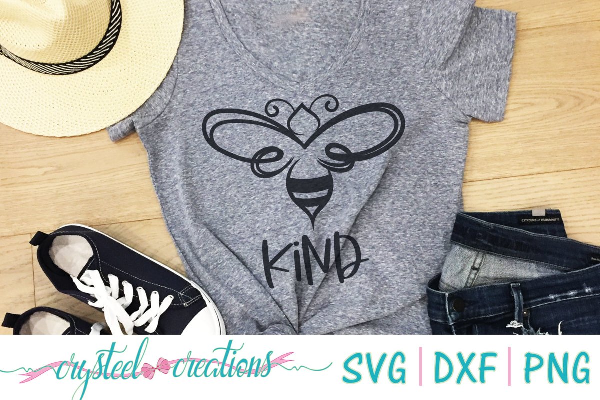 BEE Kind SVG, DXF, PNG example image 1
