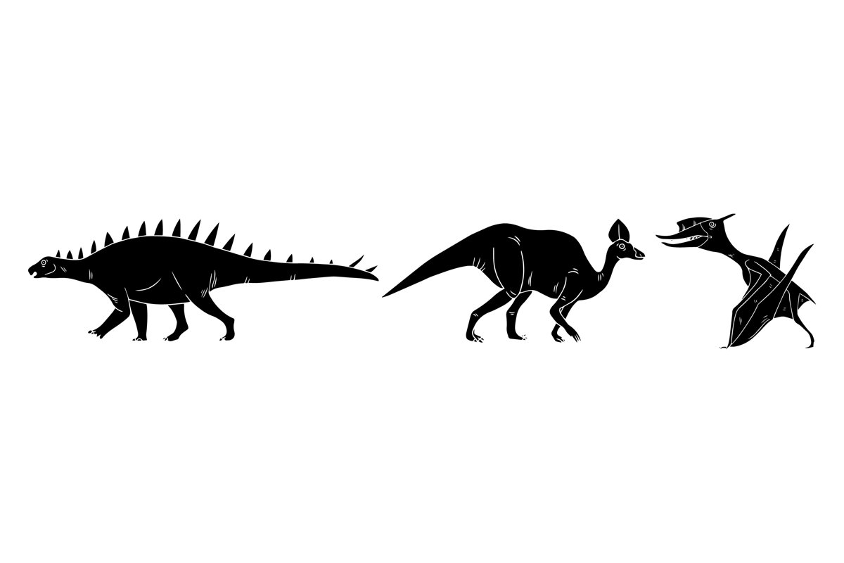 Dinosaurs Silhouettes example image 1