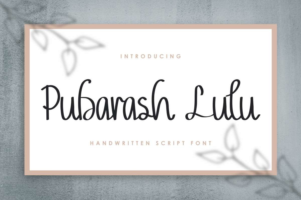 Pubarash Lulu example image 1