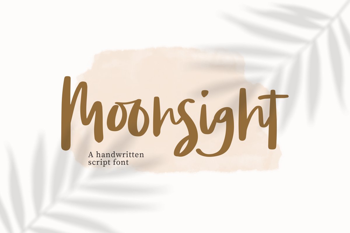 Moonsight - Script Fonts example image 1