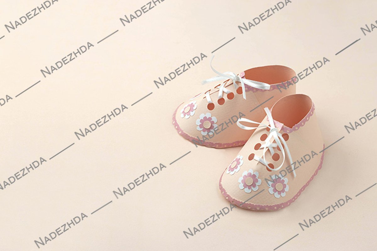 Baby paper booties example image 1