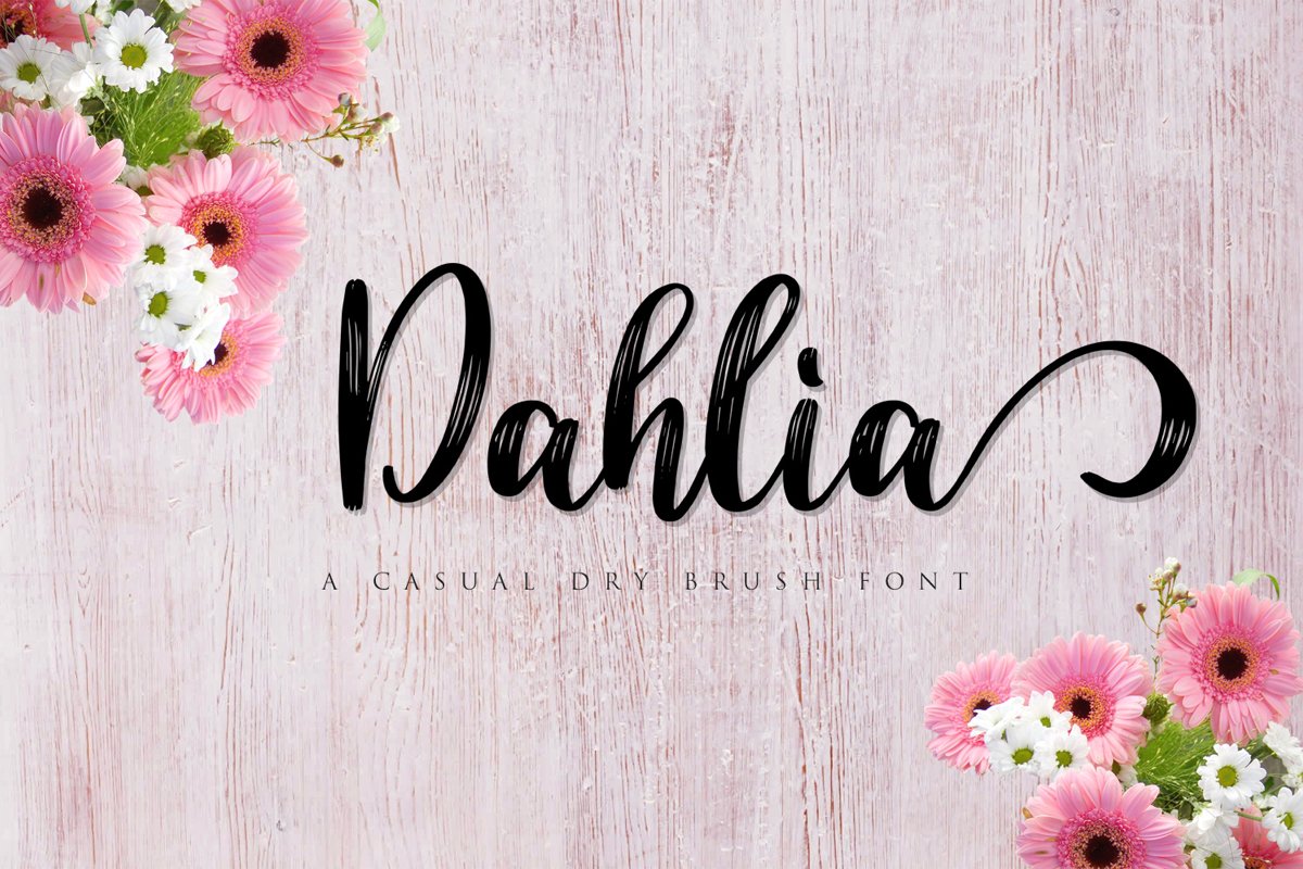Dahlia Font example image 1