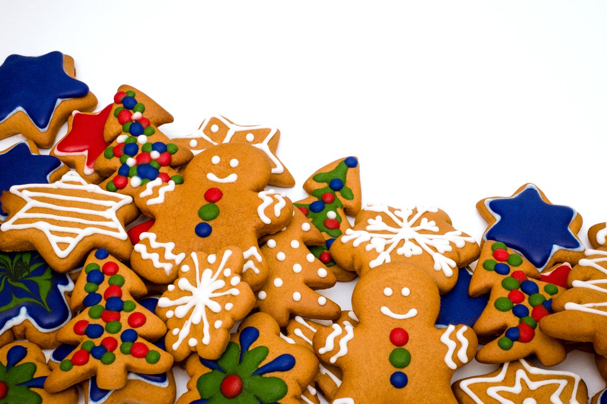 Christmas cookies background. example image 1