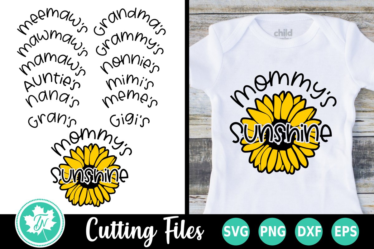 Sunshine Sunflower - A Summer SVG Cut File example image 1