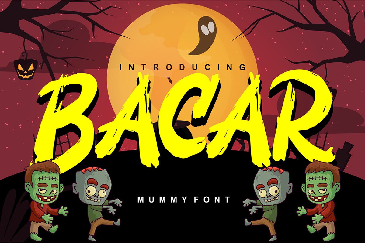 Bacar | Hallowen Theme Font example image 1