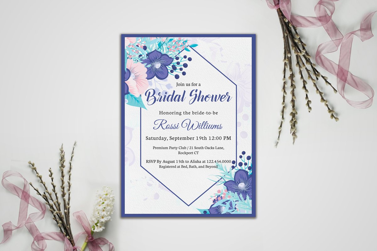 Bridal Shower Invitation example image 1