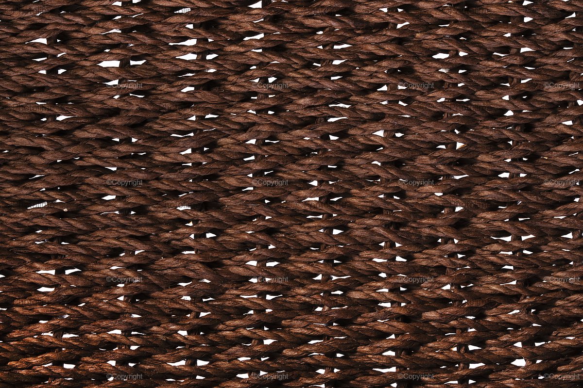 Brown wicker basket texture. Traditional handcraft weave. Wi example image 1