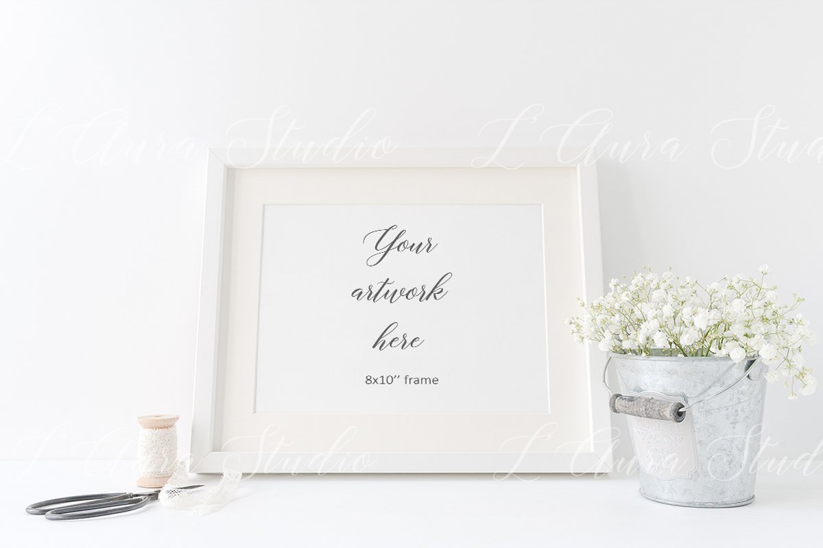 Mockup frame photo - 8x10 inch example image 1