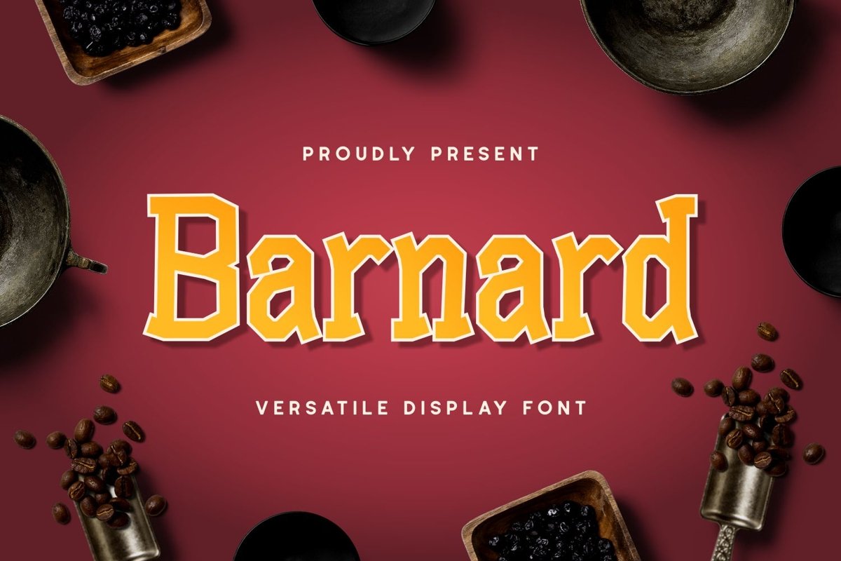Barnard - Versatile Display Font example image 1