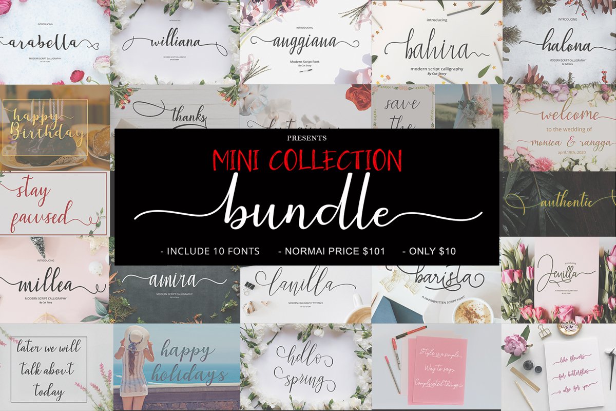 The MINI COLLECTION Bundle example image 1
