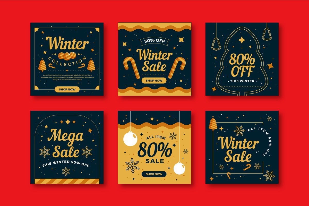Christmas Sale Instagram Post Collection example image 1