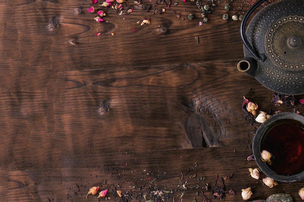 Assortment of tea as background example image 1