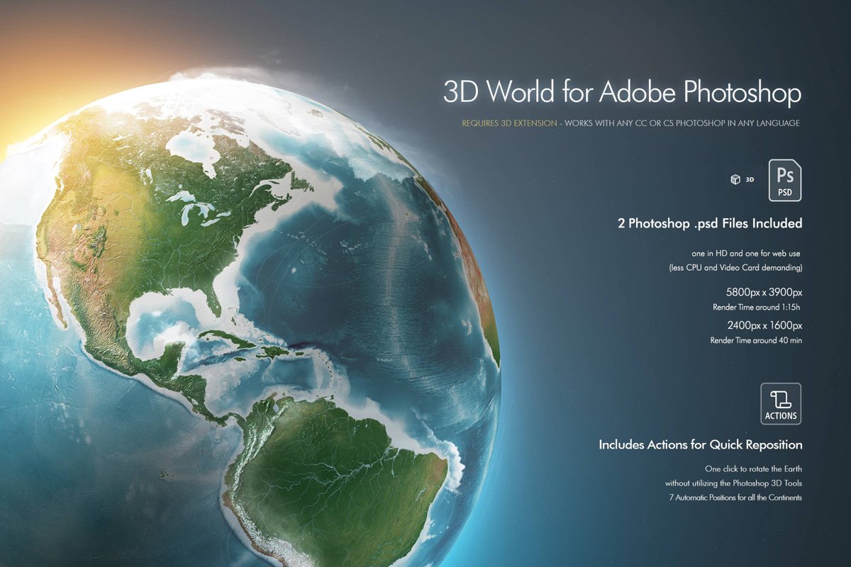 Photoshop 3D World example image 1