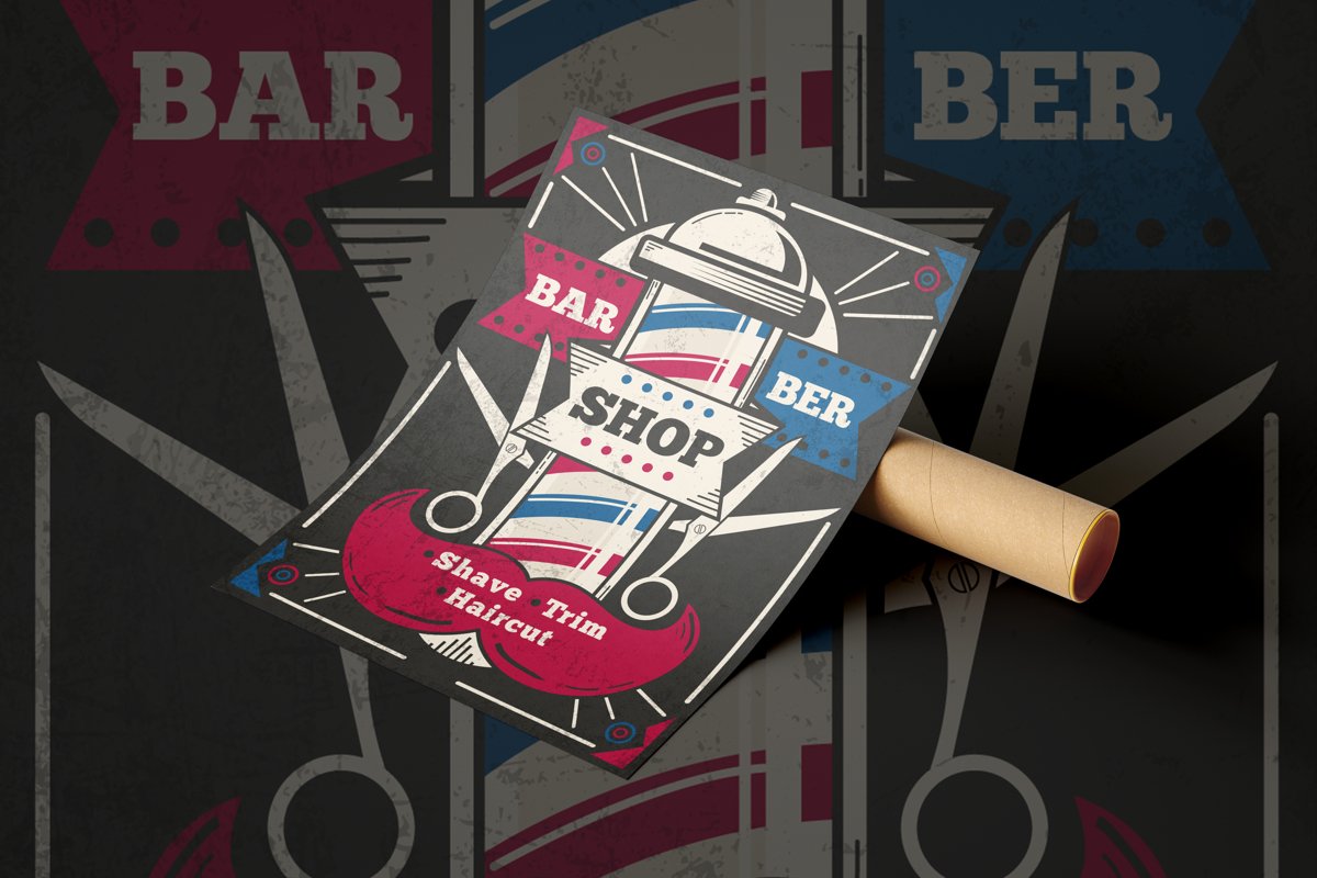 Barbershop - Flyer Poster example image 1