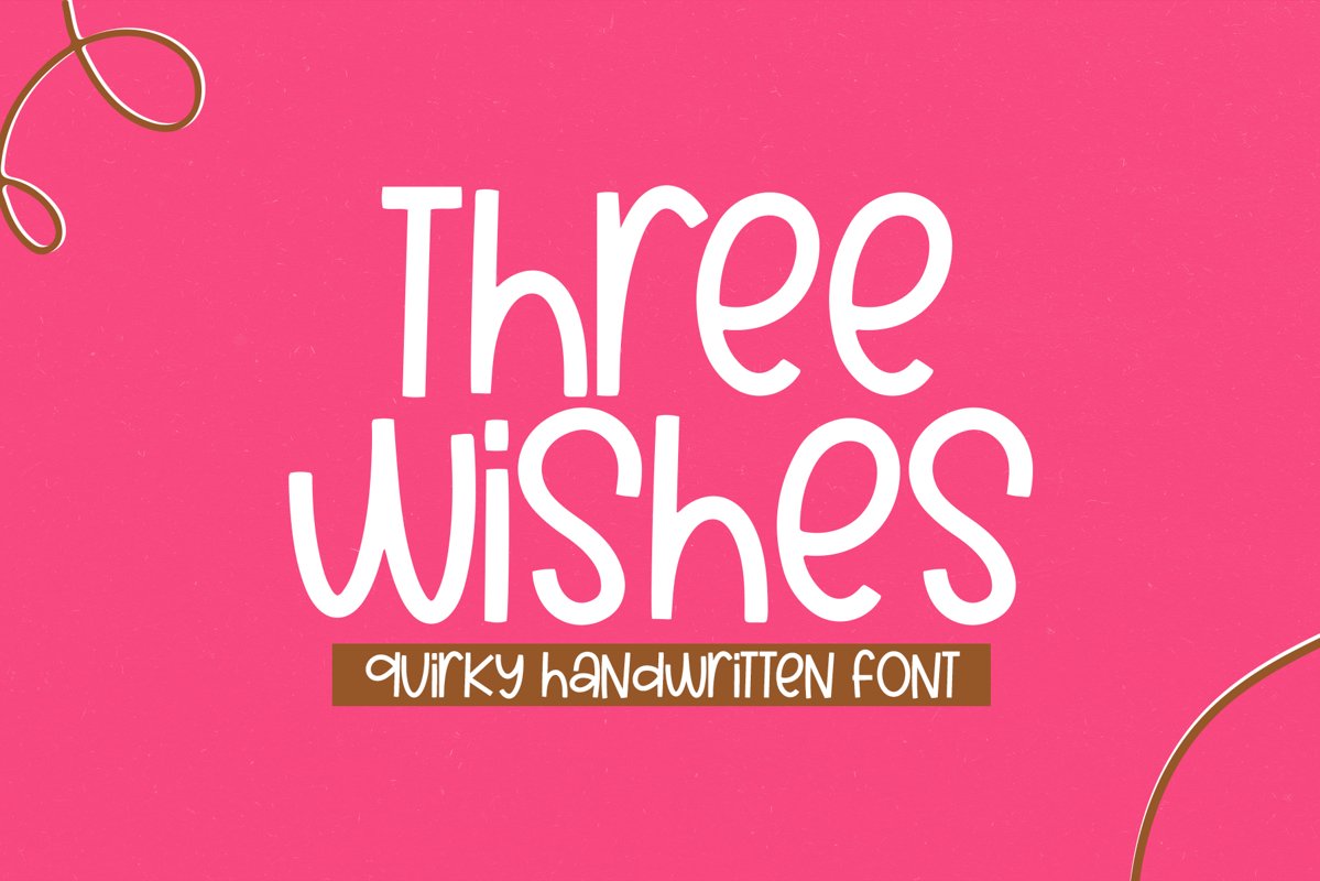 Three Wishes - A Quirky Handwritten Font example image 1