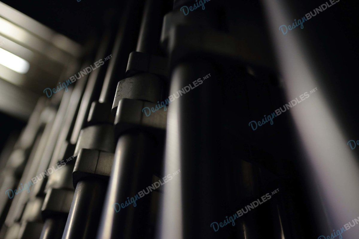 Stock Photo - shadow of the metal structure example image 1