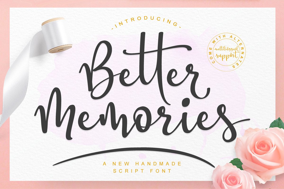 Better Memories Font example image 1
