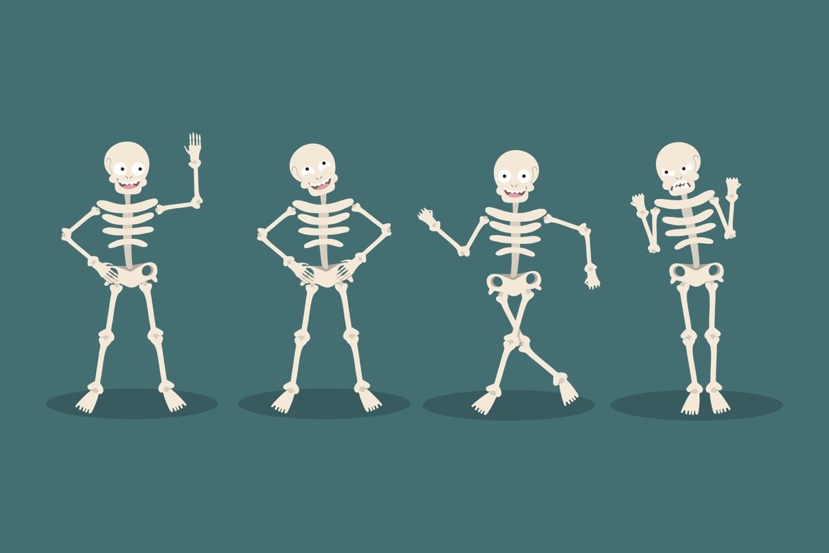 Skeleton Illustrations example image 1