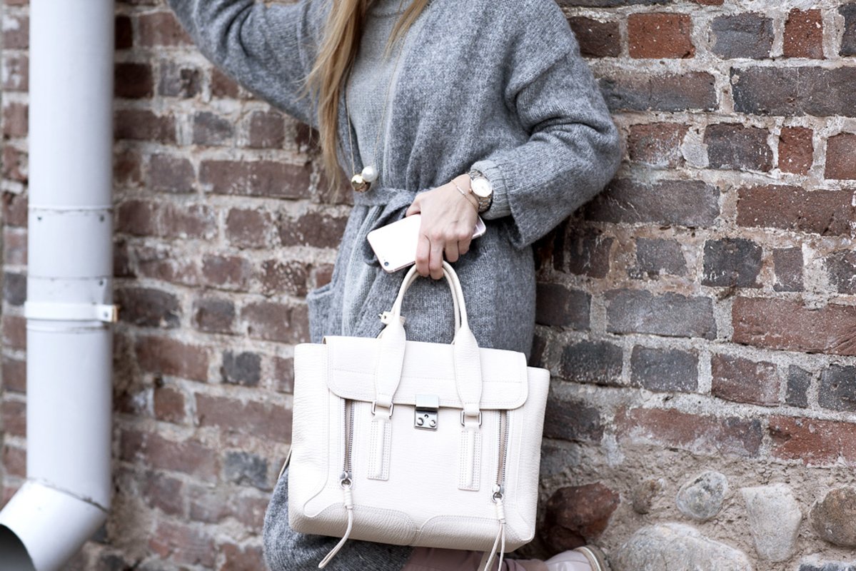 Details of clothes, stylish girl, autumn image example image 1