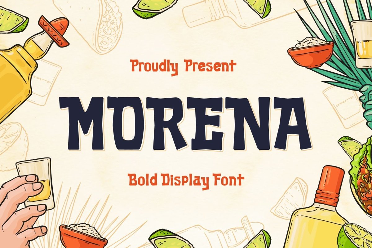 Morena - Bold Display Font example image 1