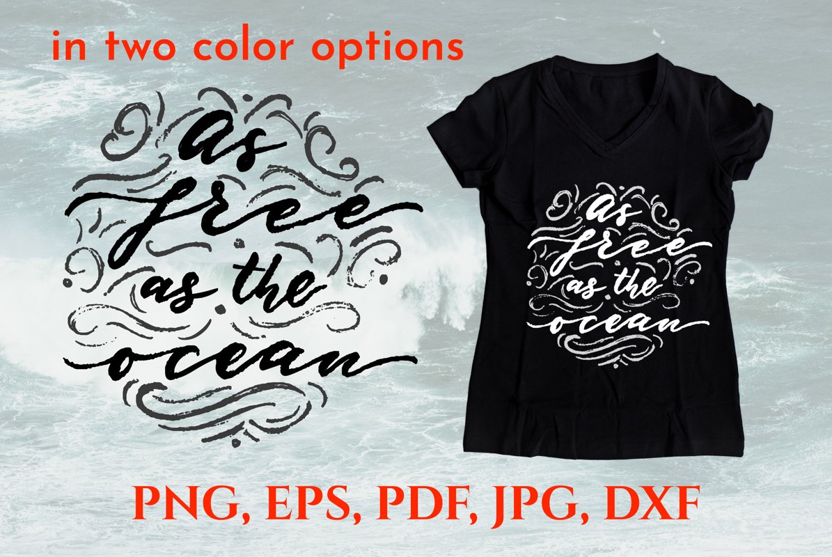 Summer positive quote. T-shirt design example image 1