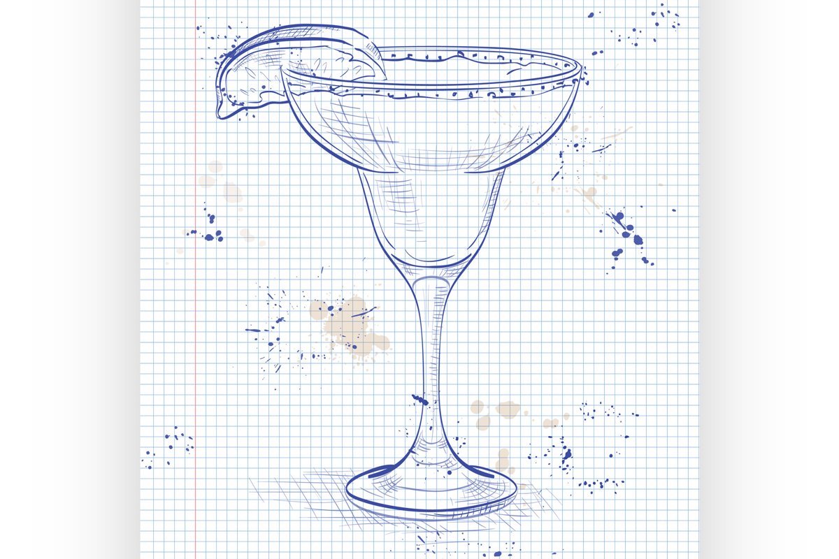 Cocktail alcohol Margarita example image 1