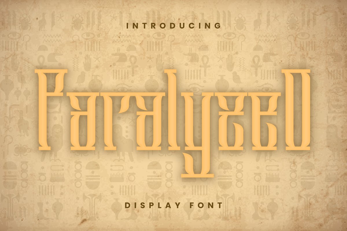Paralyzed Font example image 1