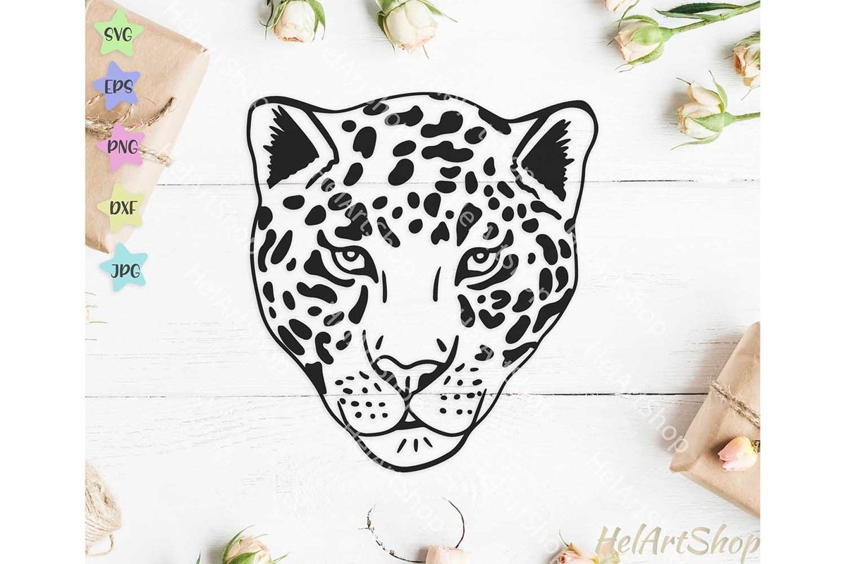 Leopard svg, Leopard face svg, Cheetah svg (554556) | Cut Files