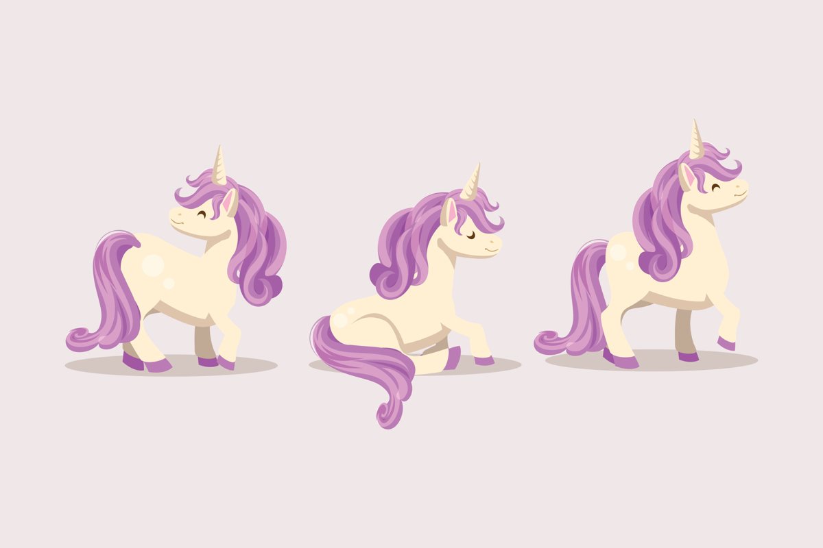 Unicorn Illustrations example image 1