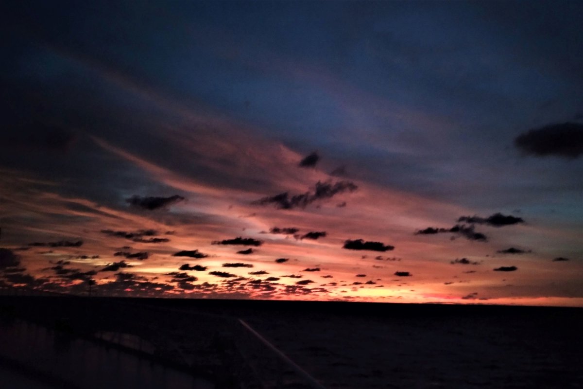 Awesome sunsets at sea example image 1