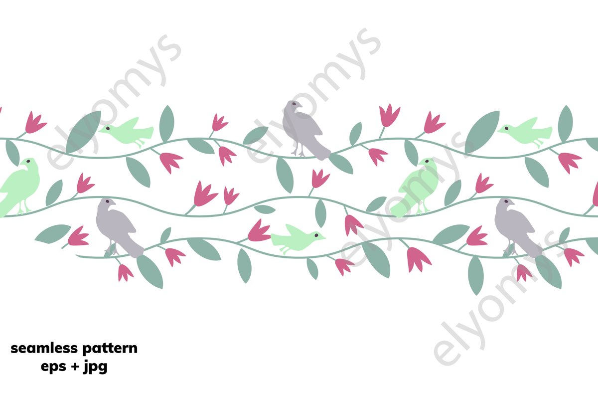 Birds border example image 1