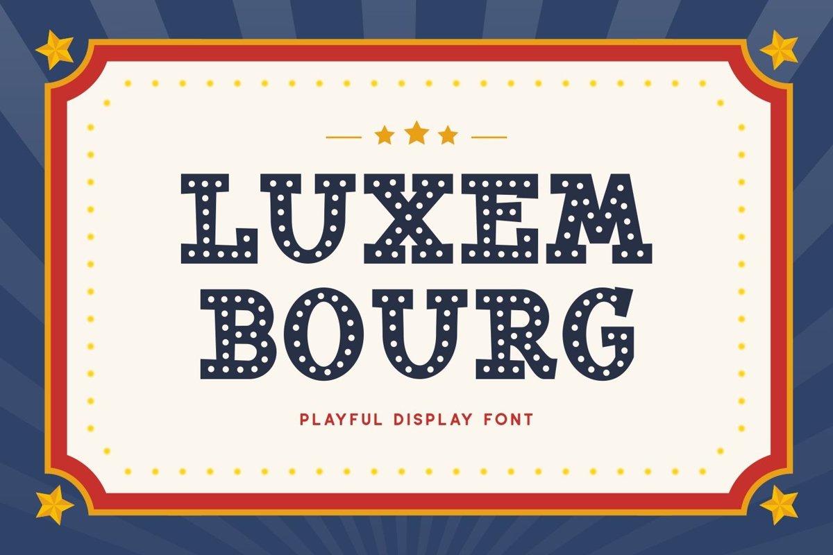 Luxembourg - Playful Display Font example image 1