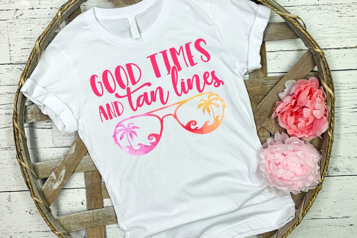 Good Time and Tan LInes SVG DXF PNG example image 1