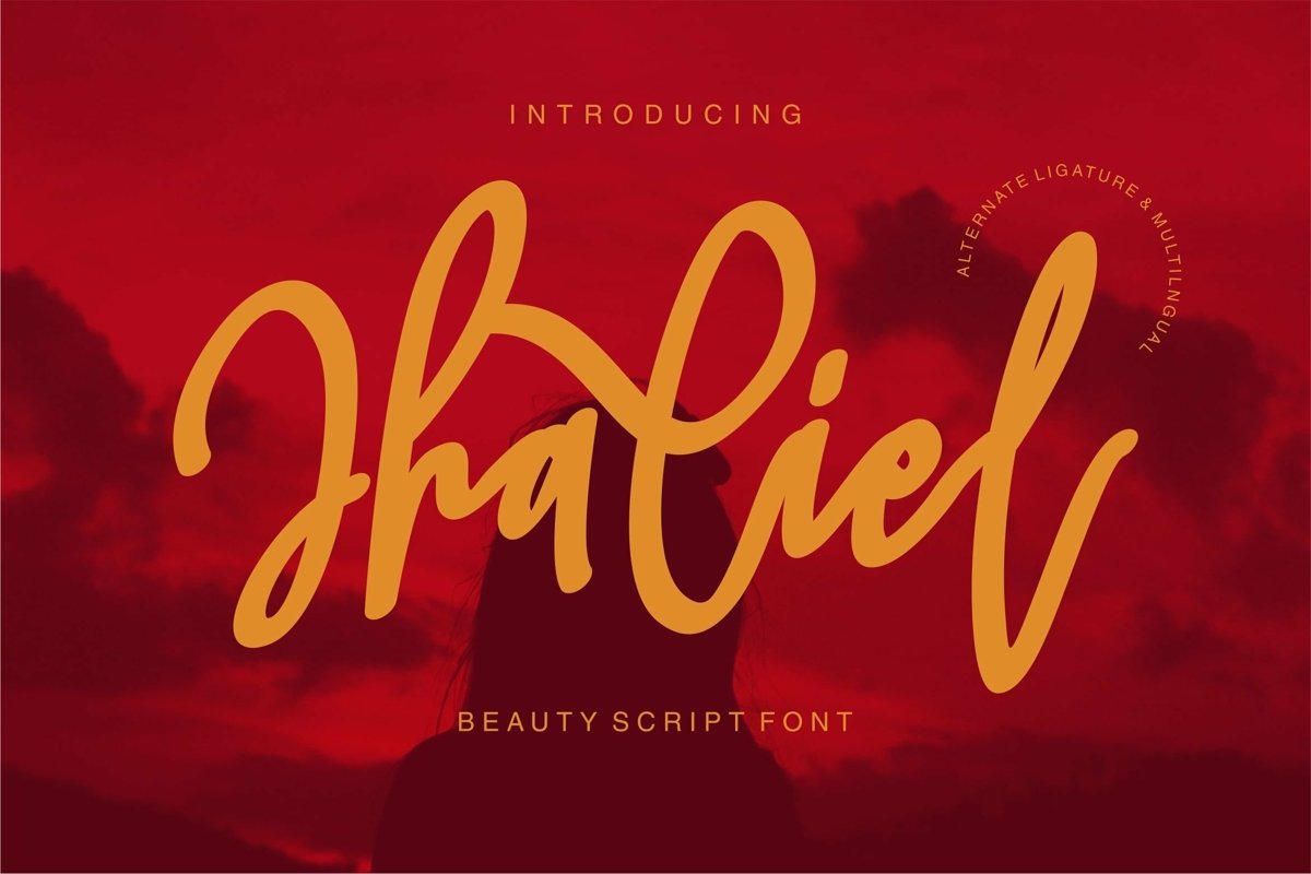 Jhaliel - Beauty Script Font example image 1
