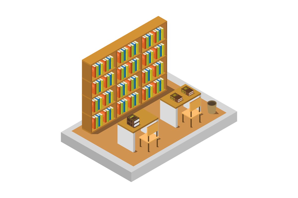 isometric library example image 1