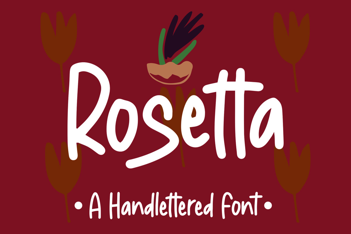Rosetta - Handlettered Font example image 1